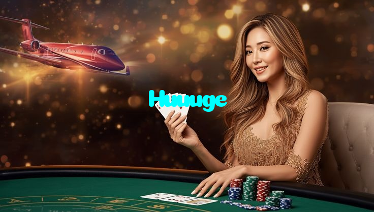 Huuuge casino presented on mobile device in Pakistan with slots and live games